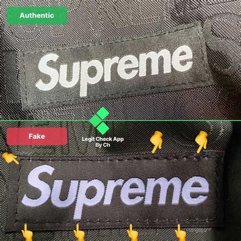 supreme bag replica reddit|real supreme shirt stitching.